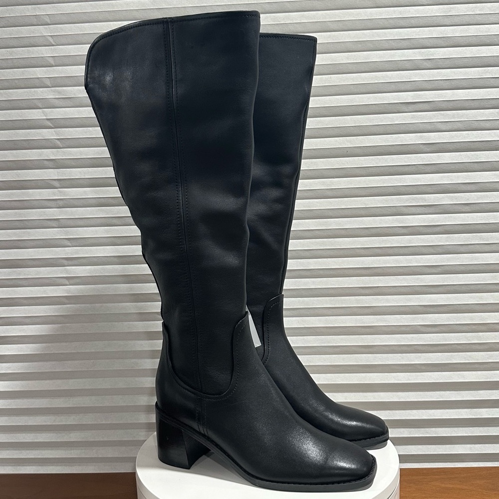 🌸 27 EDIT NATURALIZER🌸 Edda Knee High Wide Calf Black Boot Size: 6.5 - Picture 7 of 16